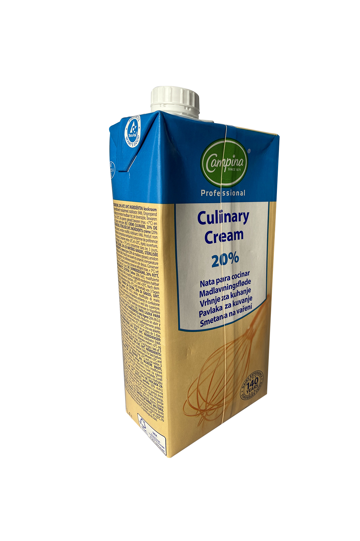 Koksroom Houdbaar Campina 20% {1L}